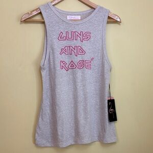 Sugar a sweet brand | NWT Guns And Rosé Sand Pink Muscle Tank Small
